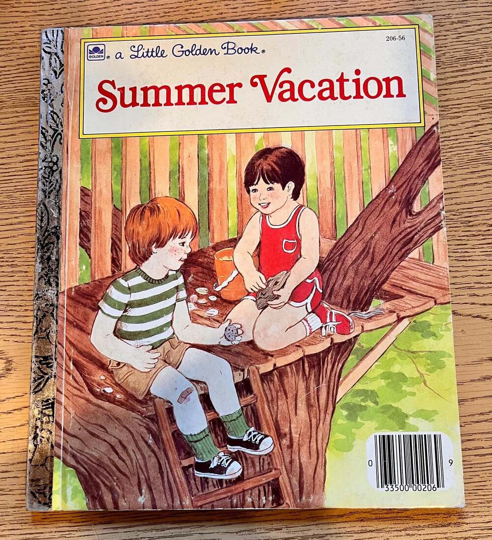 Summer Vacation - Vintage 1986 Little Golden Book | Classic Kids’ Storybook | Br